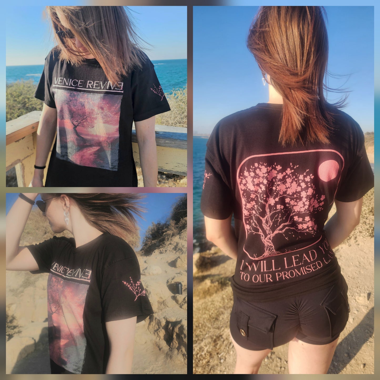 Venice Revive "Future Paradise" T-Shirt - Black